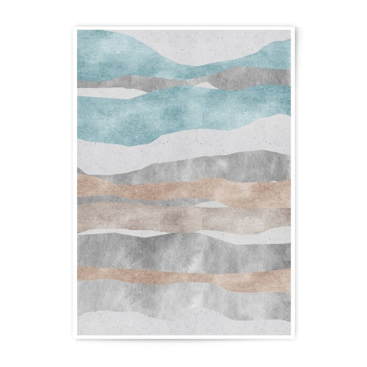 Abstract Mountain Photographic Print, Modern Landscape Art, Minimalist Wall Decor, Nature Inspired Artwork, Home Office Decor - Tawshia