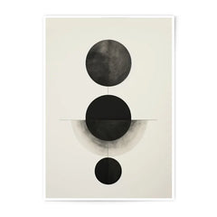 Abstract Geometric Art, Circle Photographic Print, Modern Minimalist Wall Decor, Contemporary Home Art, Neutral Tone Art Print, Home Decor - Tawshia