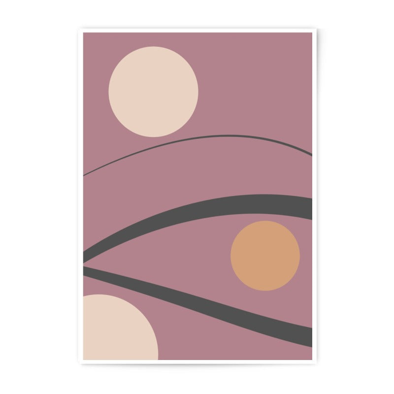 Abstract Circles Photographic Print, Minimalist Wall Art, Modern Home Decor, Circle Art Print, Geometric Print, Contemporary Art, Circle - Tawshia