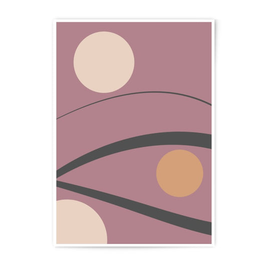 Abstract Circles Photographic Print, Minimalist Wall Art, Modern Home Decor, Circle Art Print, Geometric Print, Contemporary Art, Circle - Tawshia