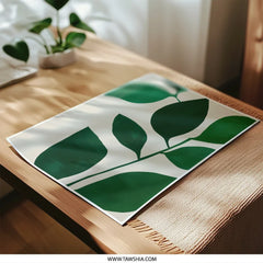 Botanical Photographic Prints, Green Leaf Art, Minimalist Wall Decor, Nature Inspired Artwork, Plant Lover Gift, Home Decor, Modern Prints - Tawshia