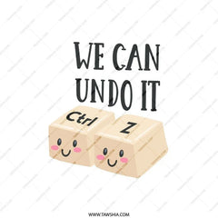 Ctrl Z Pillow, We Can Undo It Pillow, Programmer Pillow, Cute Keyboard Keys Pillow, Computer Geek Gift, Funny Pillow - Tawshia