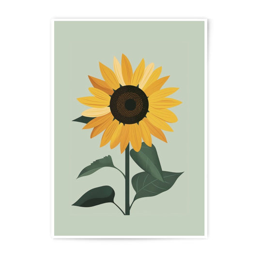 Sunflower Photographic Print, Floral Wall Art, Botanical Print, Flower Art Print, Modern Home Decor, Farmhouse Art, Nature Photography - Tawshia