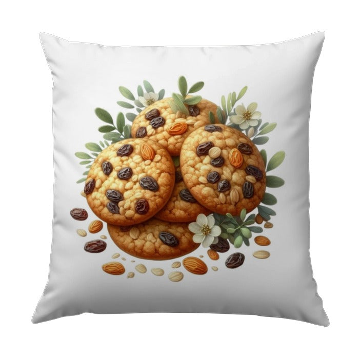 Cookies Pillow, Cute Cookies Throw Pillow, Baking Gift, Foodie Gift, Delicious Design, Decorative Pillow, Home Decor, Unique Design Pillow - Tawshia