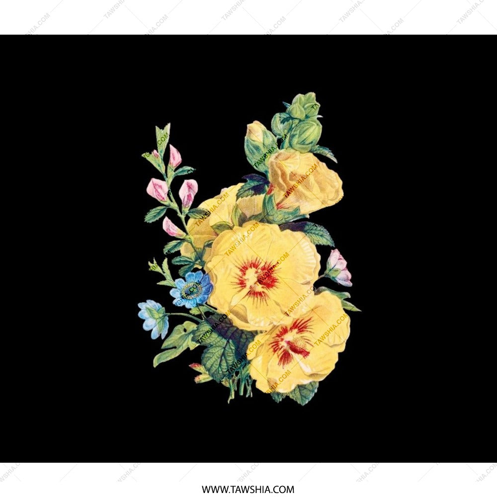 Floral Backpack, Yellow Flowers, Botanical Bag, Nature Lover Gift, Elegant Backpack, Stylish Backpack, School Bag, Travel Backpack - Tawshia