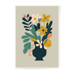 Floral Photographic Print, Flower Bouquet Print, Botanical Art Print, Home Decor, Minimalist Art, Stylish Art, Modern Art - Tawshia