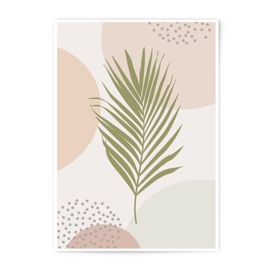 Tropical Palm Photographic Print, Abstract Shapes Art, Botanical Wall Decor, Modern Home Art Print, Stylish Palm Leaf Print - Tawshia