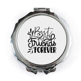 Best Friends Forever Pocket Mirror, Friendship Gift, Personalized Gift for Friend, Compact Mirror, BFF Gift, Travel Mirror - Tawshia