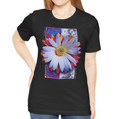 Vibrant Floral Graphic Tee with Unique Art Design product