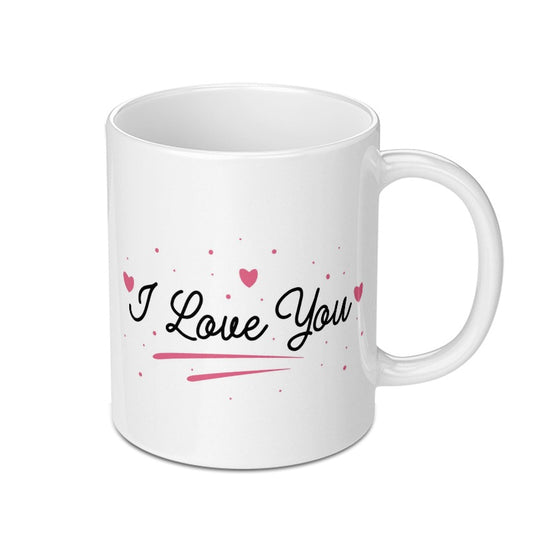 I Love You Mug, Romantic Mug, Cute Coffee Mug, Gift for Her, Valentines Day Mug, Gift for Wife, Anniversary Gift, Couple Mug, Love Mug - Tawshia
