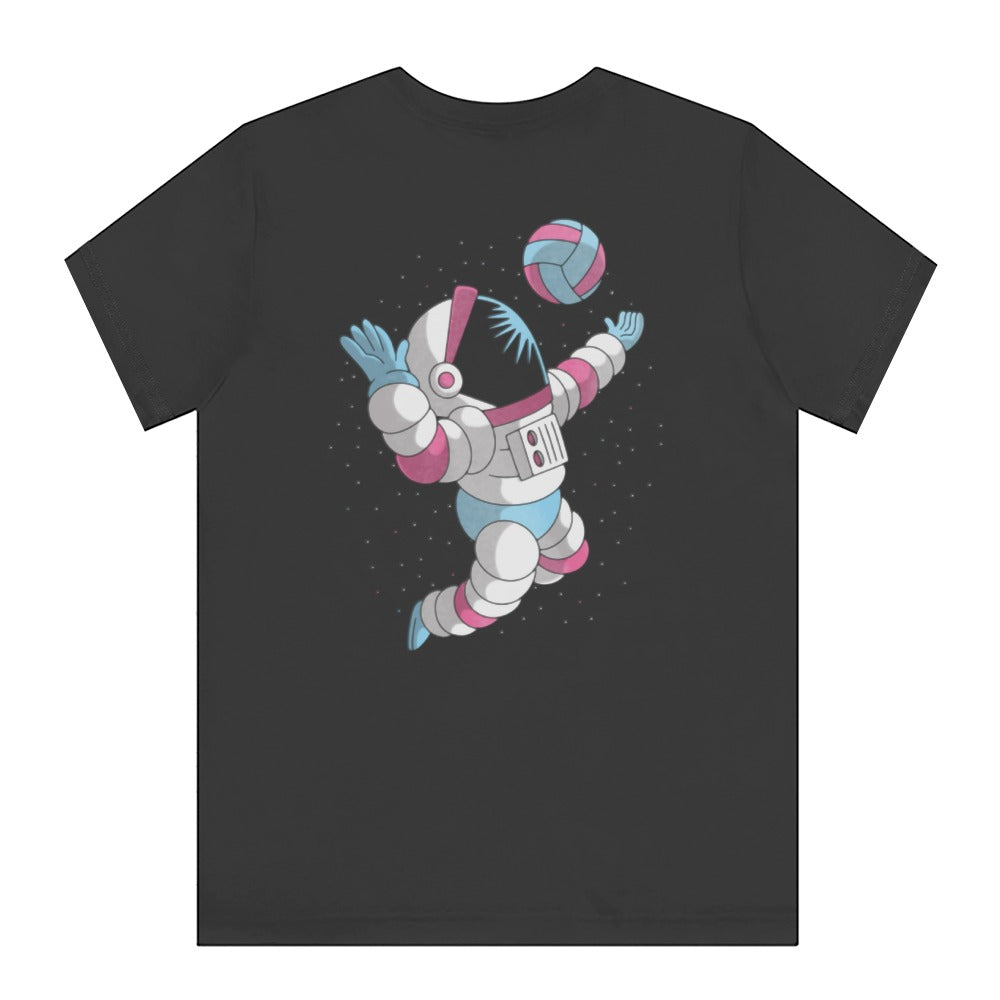 Astronaut Playing Volleyball Graphic T-Shirt product type