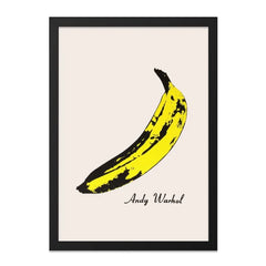 Andy Warhol Banana Wall Art, Pop Art Print, Modern Art Decor, Minimalist Fruit Art, Kitchen Decor, Vibrant Wall Decor, Unique Gift - Tawshia