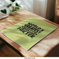 Worlds Greatest Farter Photographic Print, Funny Dad Gift, Dad Joke Art, Father's Day Present, Humor Wall Art, Gag Gift for Dad - Tawshia