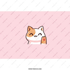 Calico Cat Tumbler, Cute Kitten Tumbler, Kawaii Kitty Tumbler, Pet Lover Gift, Cat Mom Gift, Animal Tumbler, Tumblers - Tawshia