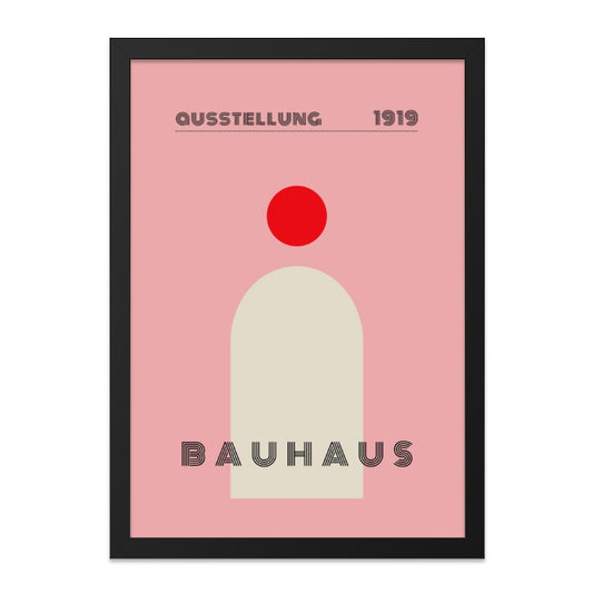 Bauhaus Ausstellung 1919 Wall Art, Modernist Print, Geometric Poster, Exhibition Decor, Minimalist Art, Home Decor - Tawshia