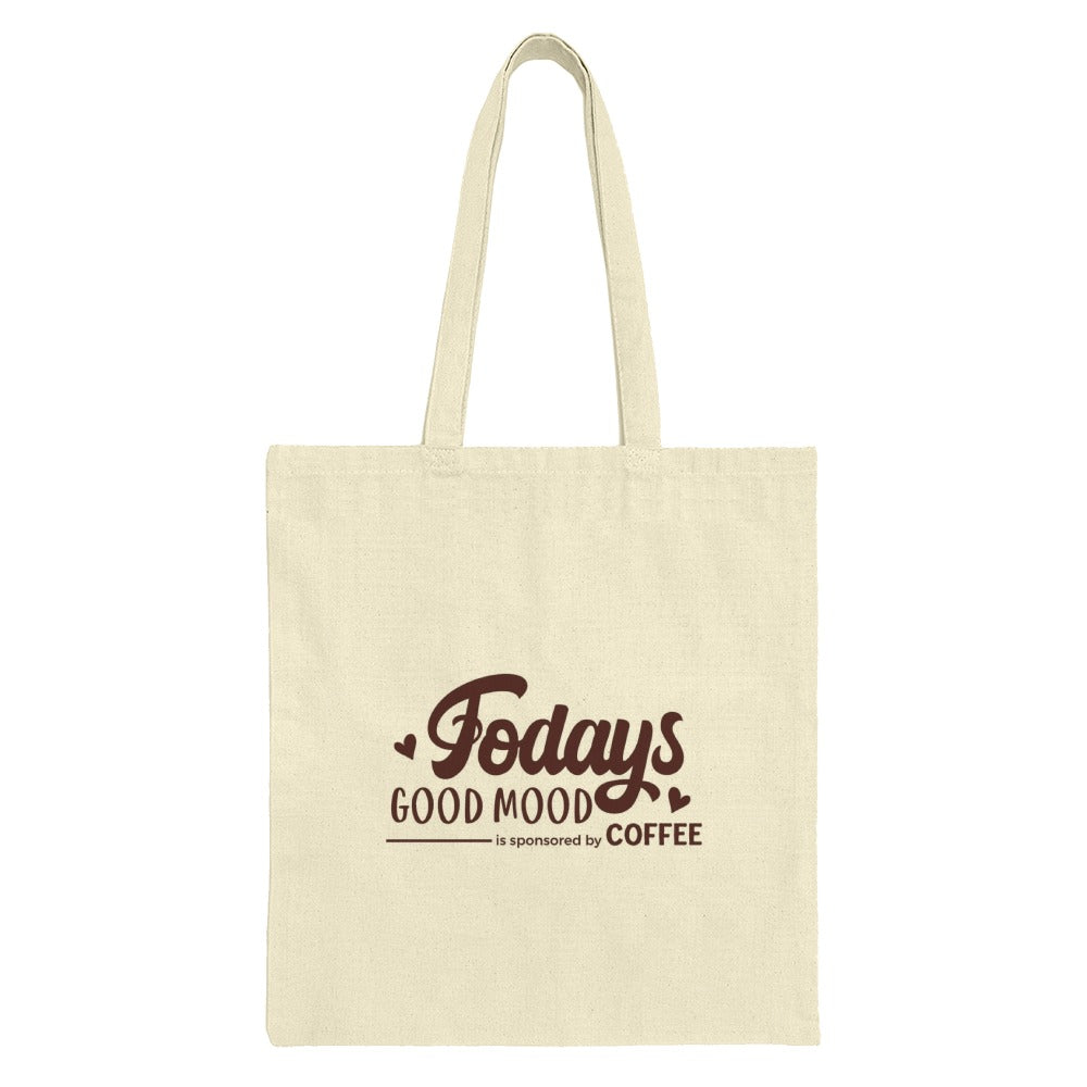 Coffee Lover Tote Bag, Todays Good Mood, Coffee Addict Gift, Trendy Tote Bag, Reusable Shopping Bag, Funny Coffee Bag, Gift for Her - Tawshia