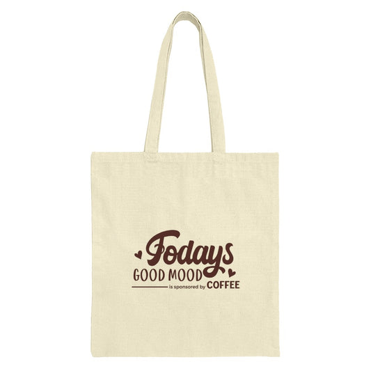 Coffee Lover Tote Bag, Todays Good Mood, Coffee Addict Gift, Trendy Tote Bag, Reusable Shopping Bag, Funny Coffee Bag, Gift for Her - Tawshia