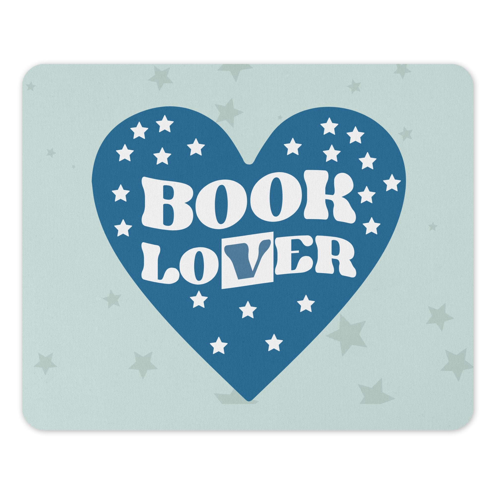Book Lover Heart Star Pattern themed product