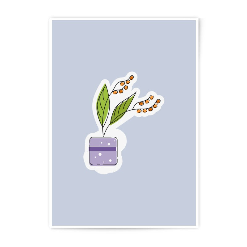 Potted Plant Photographic Prints, Cute Plant Art Prints, Botanical Wall Decor, Minimalist Art, Home Decor Photo Prints, Unique Gift Idea - Tawshia