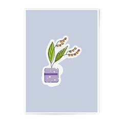 Potted Plant Photographic Prints, Cute Plant Art Prints, Botanical Wall Decor, Minimalist Art, Home Decor Photo Prints, Unique Gift Idea - Tawshia