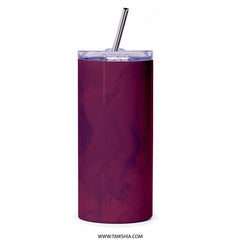 Elegant Maroon Swirl Design Insulated Tumbler product