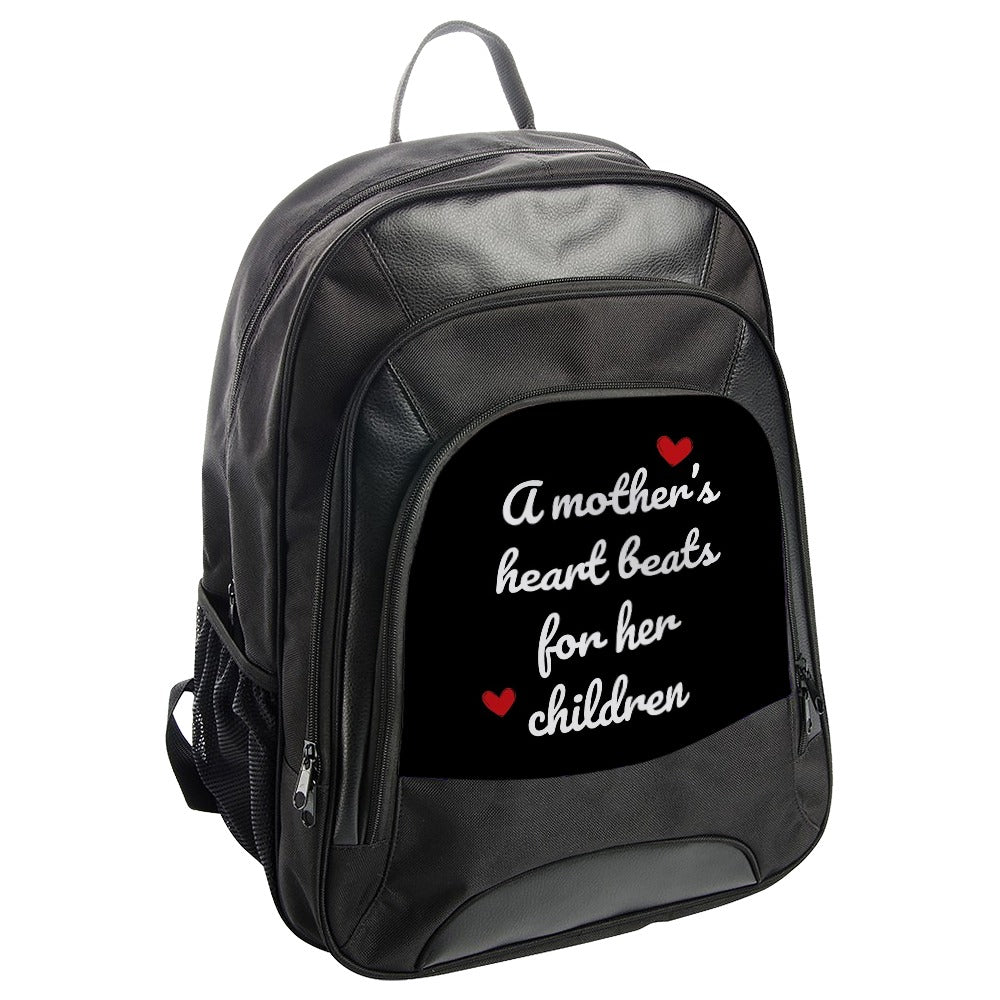 Mothers Heart Backpack, Mom Love Gift, Family Backpack, Heartbeat Backpack, Gift for Mother, Mothers Day Gift - Tawshia