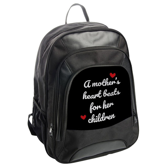 Mothers Heart Backpack, Mom Love Gift, Family Backpack, Heartbeat Backpack, Gift for Mother, Mothers Day Gift - Tawshia