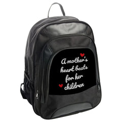 Mothers Heart Backpack, Mom Love Gift, Family Backpack, Heartbeat Backpack, Gift for Mother, Mothers Day Gift - Tawshia