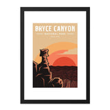 Bryce Canyon Wall Art, National Park Print, Travel Poster, Utah Art Print, Scenic Landscape Art, Home Decor, Nature Wall Decor - Tawshia