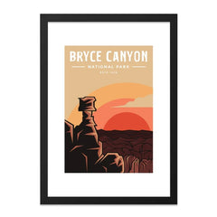 Bryce Canyon Wall Art, National Park Print, Travel Poster, Utah Art Print, Scenic Landscape Art, Home Decor, Nature Wall Decor - Tawshia