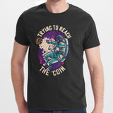 Trying to Reach The Coin Graphic T-shirt product