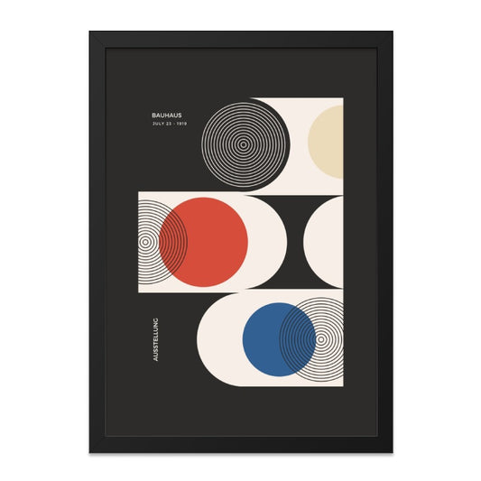 Bauhaus Wall Art, Geometric Art Print, Abstract Wall Decor, Ausstellung Poster, Modern Art, Mid Century Print, Minimalist Art - Tawshia
