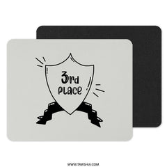 3rd Place Mouse Pad, Achievement Award Mousepad, Funny Third Place Gift, Competition Reward Present, Cute Office Decor, Desk Accessories - Tawshia