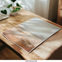 Abstract Landscape Photographic Print, Minimalist Wall Art, Earth Tones, Neutral Decor, Home Office Art, Fine Art Print, Wall Decor - Tawshia