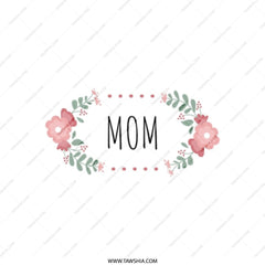 Mom Floral Tote Bag, Gift for Mom, Mothers Day Gift, Mom Birthday Gift, Everyday Tote, Shopping Bag, Reusable Grocery Bag - Tawshia