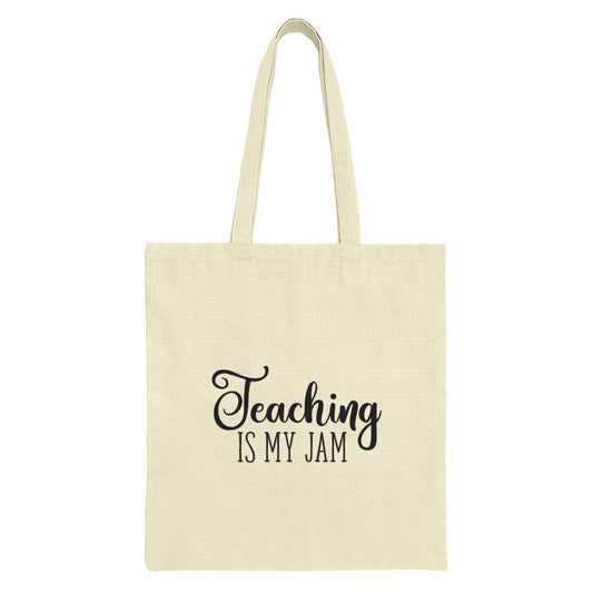 Teaching Is My Jam Tote Bag, Teacher Gift, Educator Appreciation, School Tote, Teacher Bag, Classroom Tote Bag, Teacher Life Tote - Tawshia