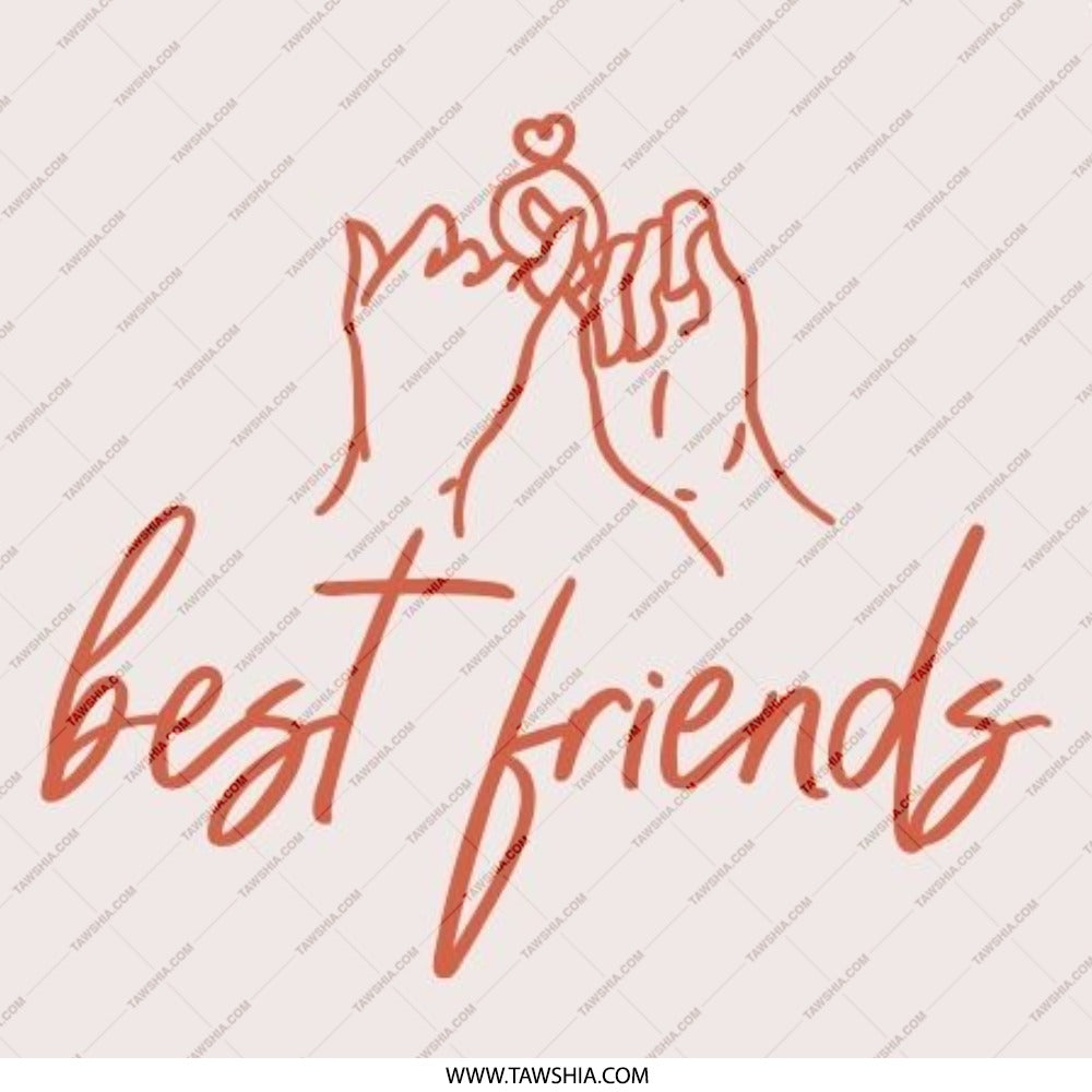 Best Friends Pinback Button, Friendship Button Badge, Gift for Bestie, Matching Best Friend Gift, Best Friend Forever Pin, BFF Button - Tawshia