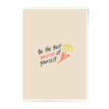 Motivational Photographic Prints, Positive Affirmation Art, Inspirational Wall Decor, Best Version, Printable Poster, Gift Idea - Tawshia