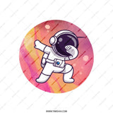 Dabbing Astronaut Tote Bag, Space Lover Gift, Funny Spaceman Present, Popular Design, Trendy Carryall, Cute Astronauts, Universe Theme - Tawshia