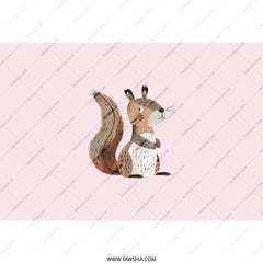 Squirrel Tumbler, Cute Animal Tumbler, Drinkware Gift, Unique Tumblers, Personalized Tumbler, Travel Tumbler, Custom Tumbler, Gifts - Tawshia