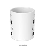 Aim Higher Dream Bigger Mug, Motivation Mug, Inspirational Gift, Encouragement Coffee Cup, Positive Quote, Unique Mug Gift, Office Mug - Tawshia