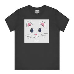 Cute Cat Face Graphic Tee Clothing product type