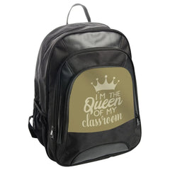 Queen of Classroom Backpack, Teacher Backpack, Teacher Gift Idea, School Backpack, Unique Backpack, Student Backpack - Tawshia