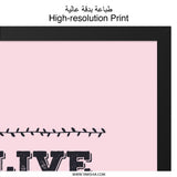 Live Love Teach Wall Art, Teacher Appreciation Gift, Classroom Decor, Inspirational Wall Art, Teacher Gift Idea, Home Decor - Tawshia