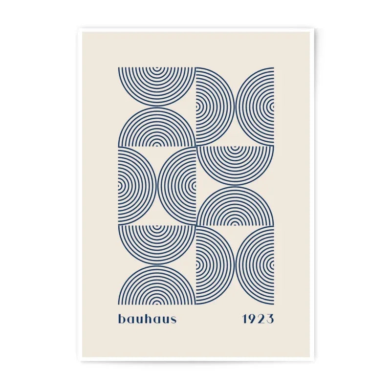 Bauhaus Photographic Print, 1923 Art Print, Geometric Print, Modern Wall Art, Home Decor, Minimalist Art, Abstract Print - Tawshia
