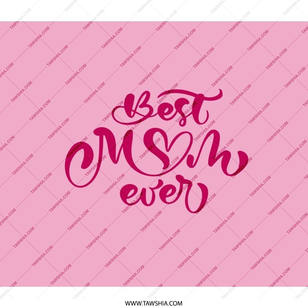 Best Mom Ever Backpack, Pink Heart, Mothers Day Backpack, Gift for Mom, Special Mom Backpack, Mom Appreciation Backpack - Tawshia