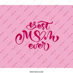 Best Mom Ever Backpack, Pink Heart, Mothers Day Backpack, Gift for Mom, Special Mom Backpack, Mom Appreciation Backpack - Tawshia