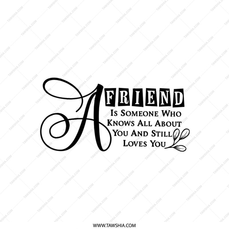 Friend Quote Pillow, Friendship Gift Idea, Best Friend Present, Decorative Throw Pillow, Home Decor, Pillow with Quote, Cozy Pillow - Tawshia