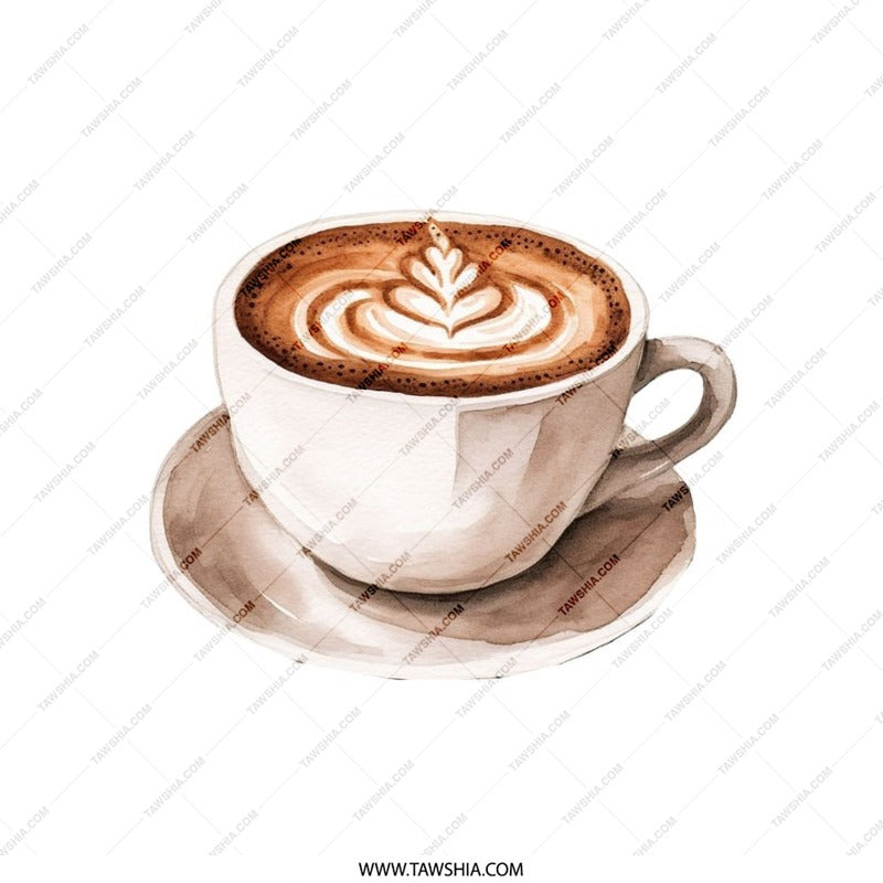 Coffee Art Pillow, Latte Art Pillow, Coffee Lover Gift, Kitchen Decor, Home Decor Pillow, Modern Pillow - Tawshia
