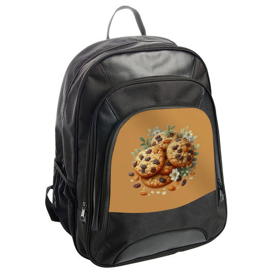 Cookie Backpack, Sweet Treat Design, Food Lover Backpack, Unique Backpack, Stylish Backpack, Everyday Backpack - Tawshia